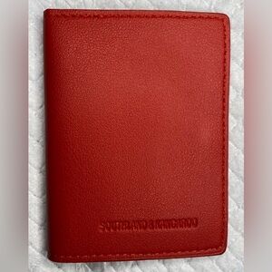 VEGAN LEATHER CARD CASE NWOT